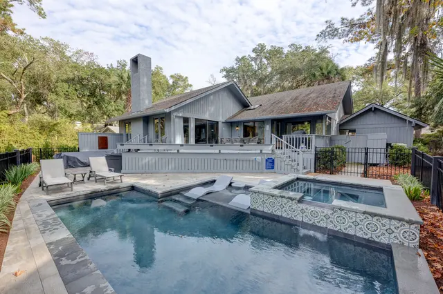 Pool of this home in Sea Pines